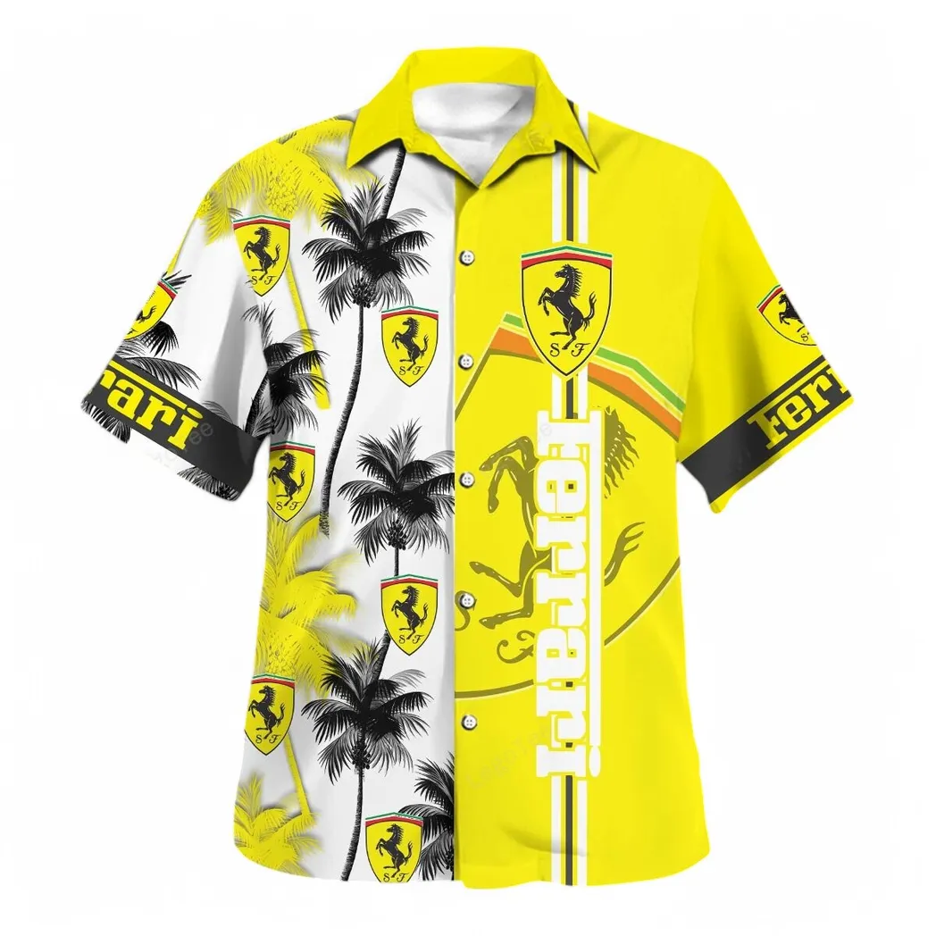 ferrari hawaiian shirt for men gift for ferrari lovers gift for him husband boyfriend car143021125065 9wgpn