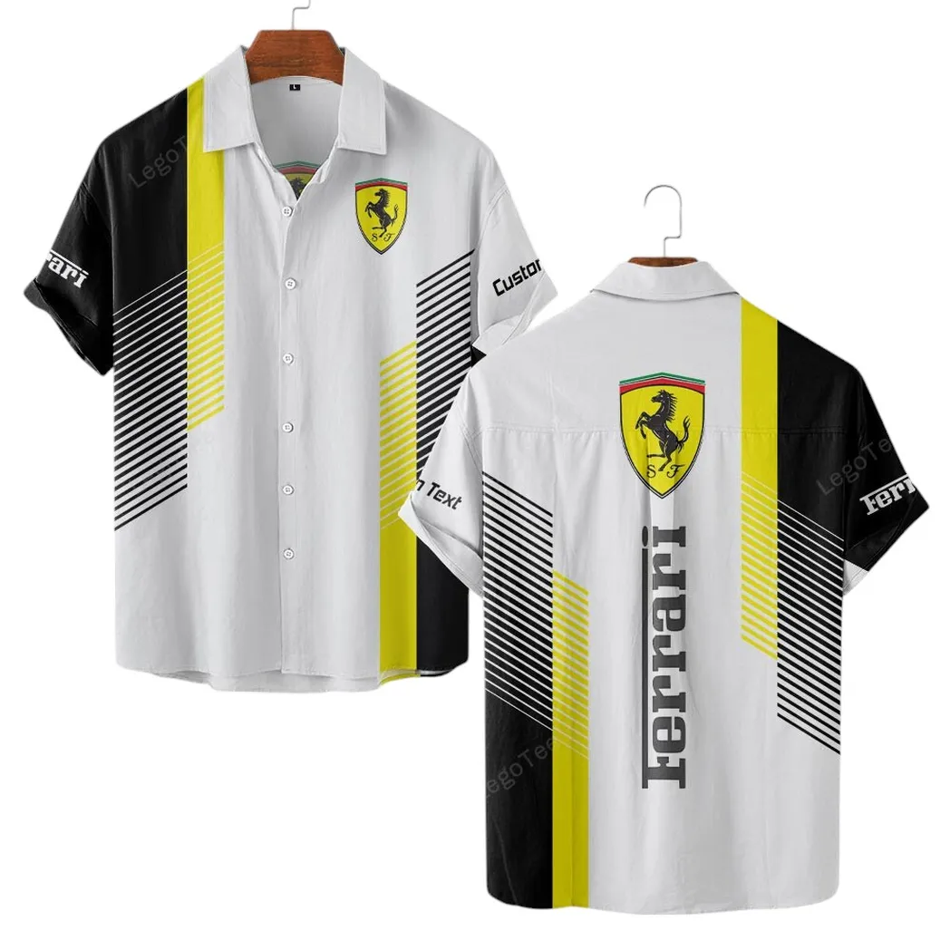 Ferrari Hawaiian Shirt, Gift For Ferrari Lovers, Gift For Him, Husband, Boyfriend CAR10703122523