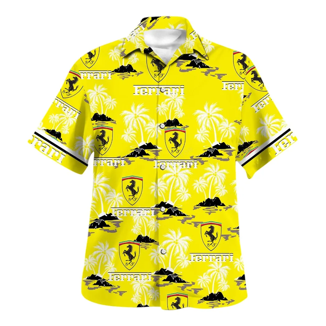 ferrari hawaiian shirt set for men gift for ferrari lovers gift for him husband boyfriend car144021125508 1 iva8z