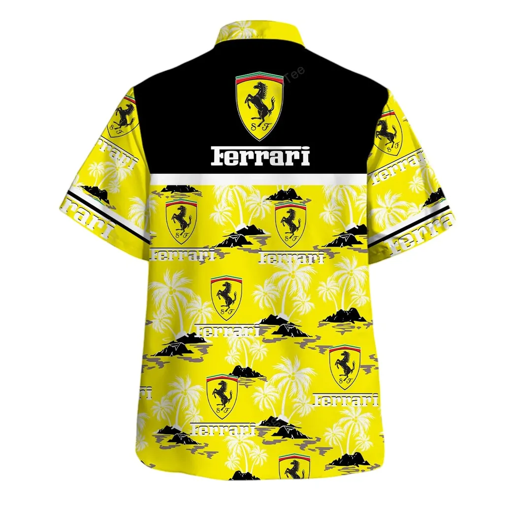 ferrari hawaiian shirt set for men gift for ferrari lovers gift for him husband boyfriend car144021125508 1 uynd7