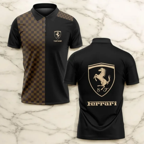 ferrari polo shirt lv style gift for ferrari lovers car176022525912 ijpr6