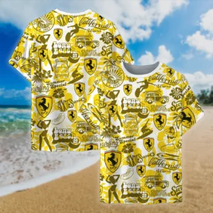 Ferrari T-Shirt For Men, All Over Print Shirt For Ferrari Lovers CAR201030725570