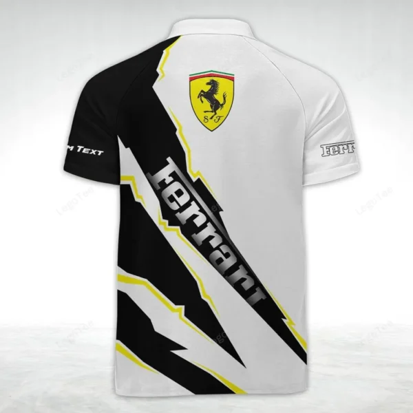 ferrari zipper polo shirt gift for ferrari lovers gift for gift for him husband boyfriend car128021025009 ibqos