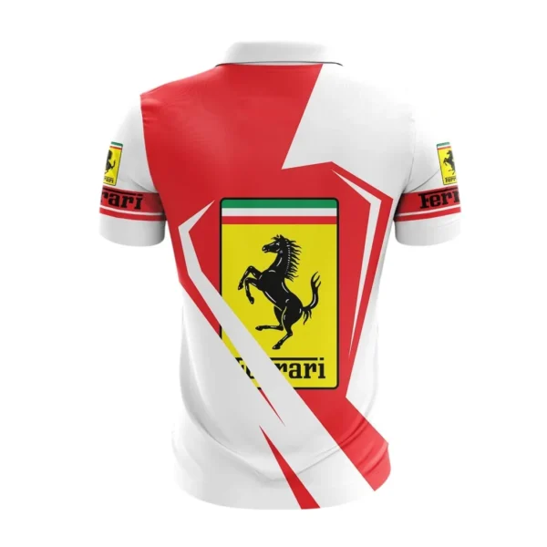 ferrari zipper polo shirt gift for ferrari lovers gift for him husband boyfriend car3202122511 ulubm