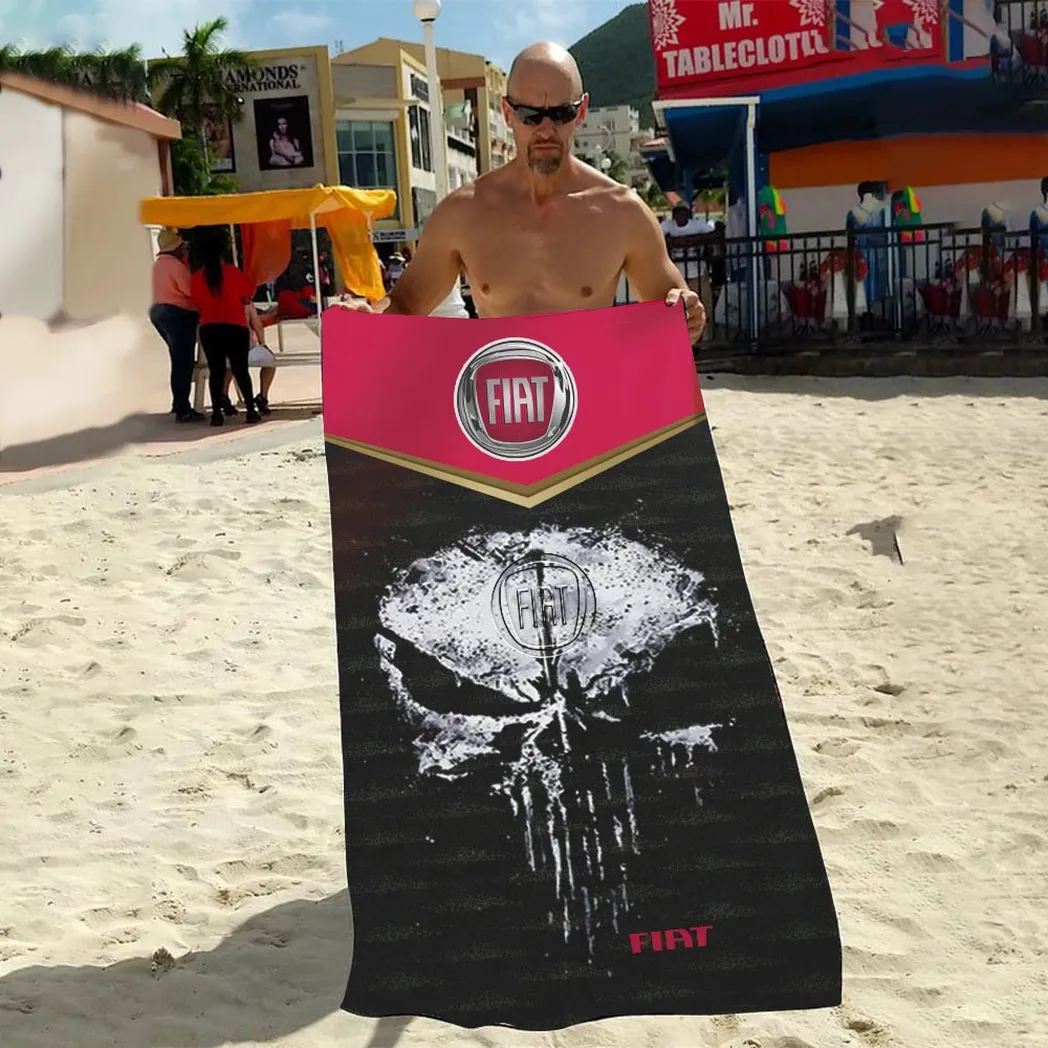 fiat beach towel gift for fiat lovers gift for him husband boyfriend car17302252520 vbfdi