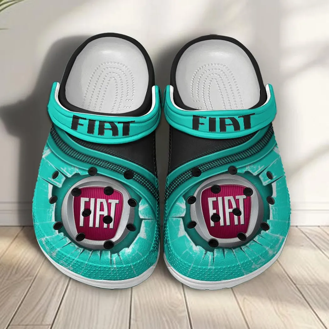 fiat crocs clogs men women gift for fiat fan car188032025158 cyan naocv