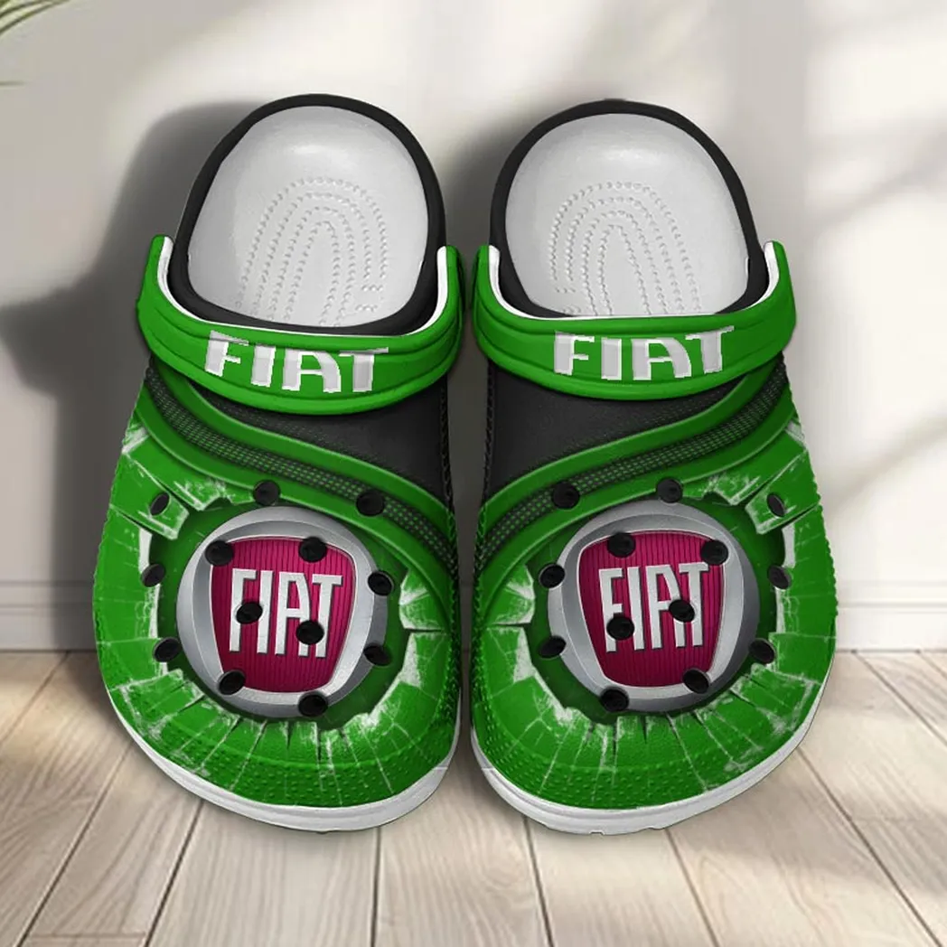 fiat crocs clogs men women gift for fiat fan car188032025158 green mdm76