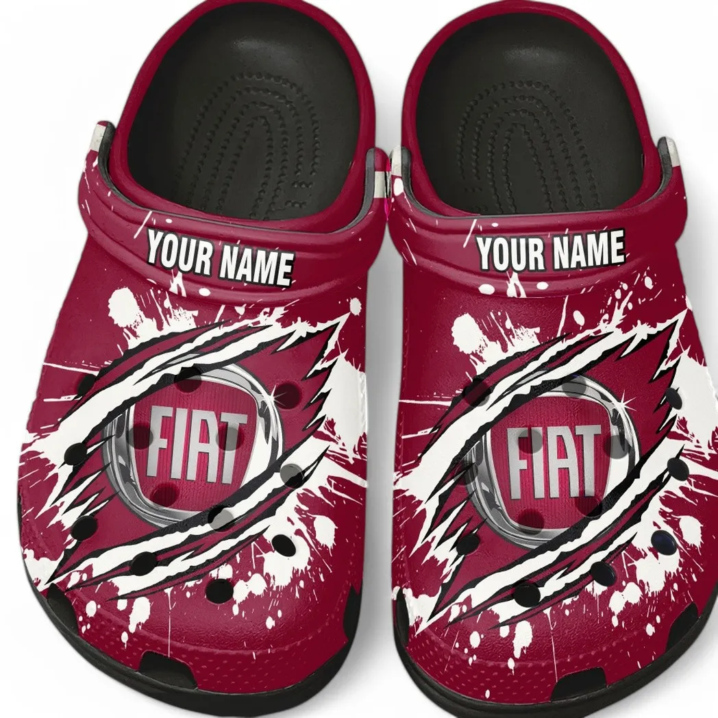fiat crocs gift for fiat lovers gift for him husband boyfriend car5602192525 black ce6ai