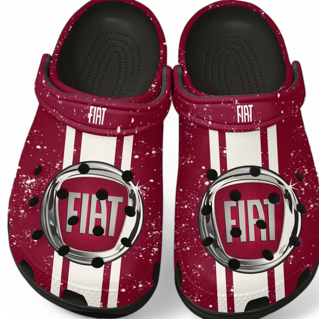 fiat crocs gift for fiat lovers gift for him husband boyfriend car62022025093 black cvlvm