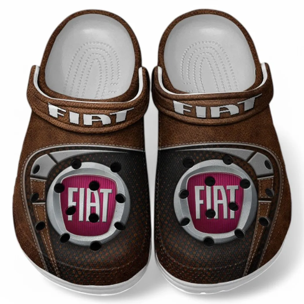 fiat crocs sandals for men women gift for fiat fan car177031425603 brown vrh2p