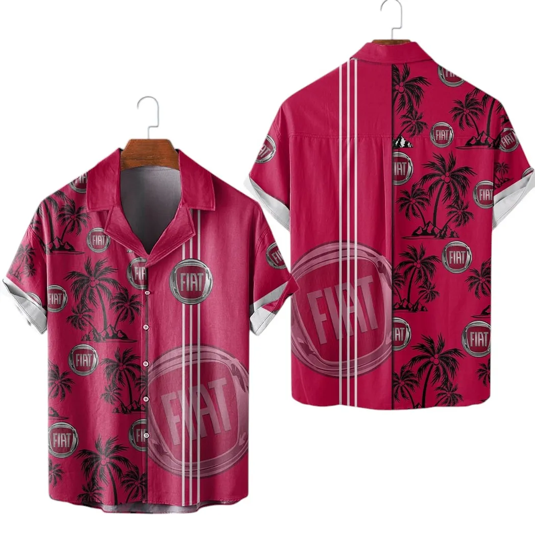 fiat hawaiian shirt for men gift for fiat lovers gift for him husband boyfriend car1600226021