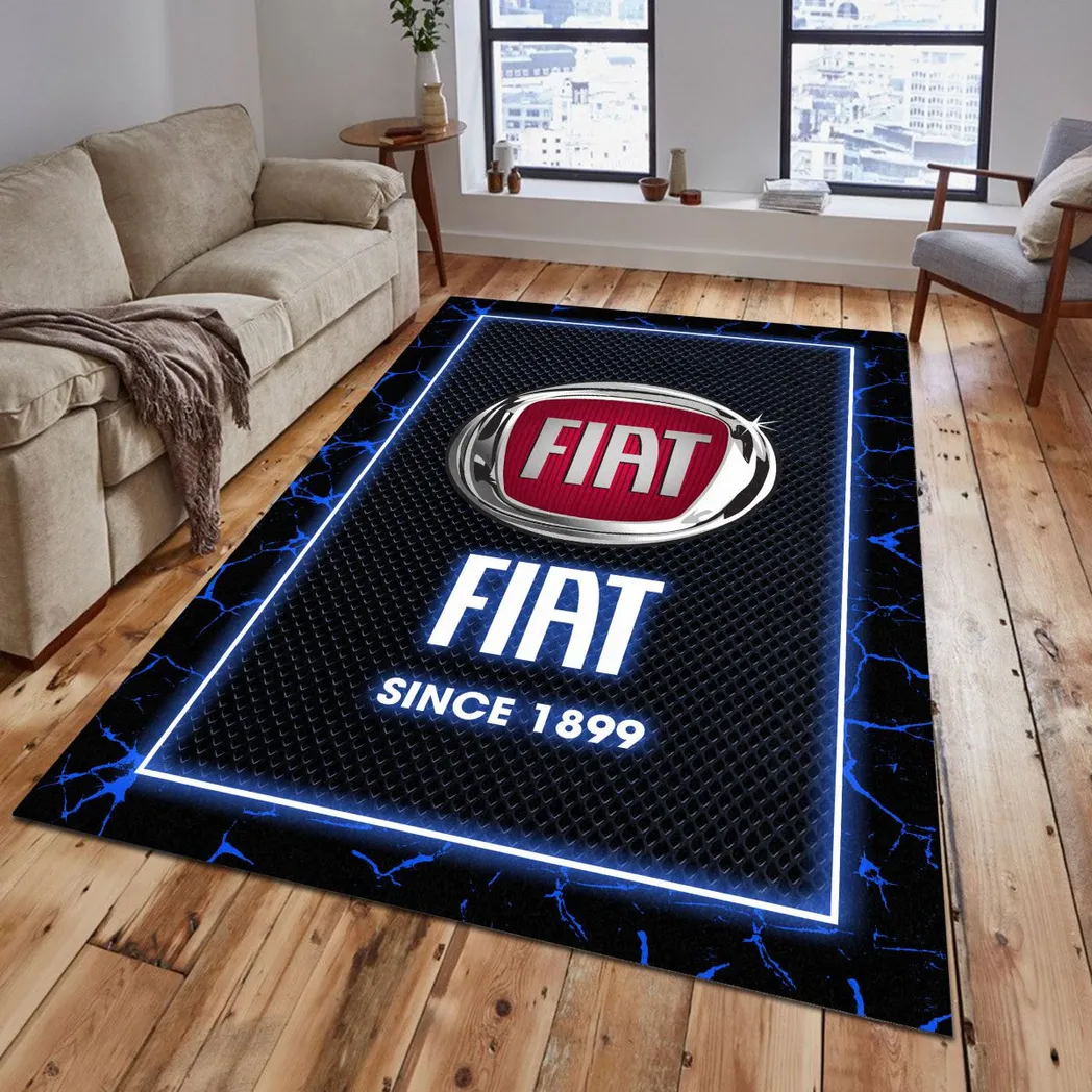fiat rug gift for fiat lovers gift for him husband boyfriend car5202192522 blue eksi0
