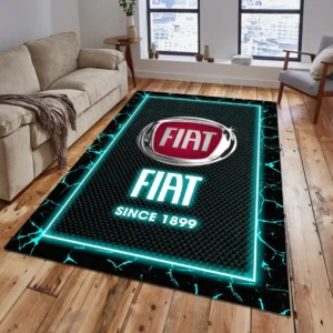 Fiat Rug, All Over Print Carpet For Fiat Lovers CAR5202192522 - Cyan
