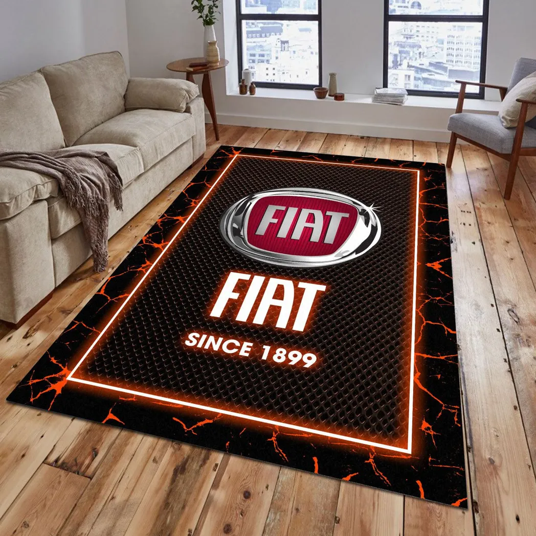 fiat rug gift for fiat lovers gift for him husband boyfriend car5202192522 orange