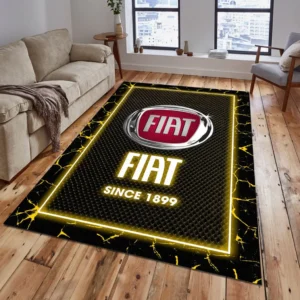 Fiat Rug, All Over Print Carpet For Fiat Lovers CAR5202192522 - Yellow