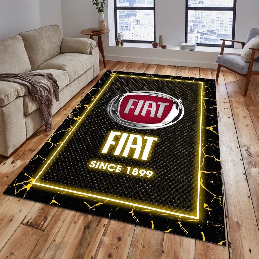 fiat rug gift for fiat lovers gift for him husband boyfriend car5202192522 yellow