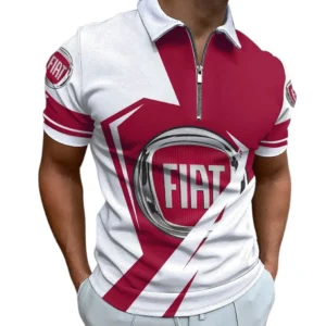 fiat zipper polo shirt gift for fiat lovers gift for him husband boyfriend car3202122547 jjquh