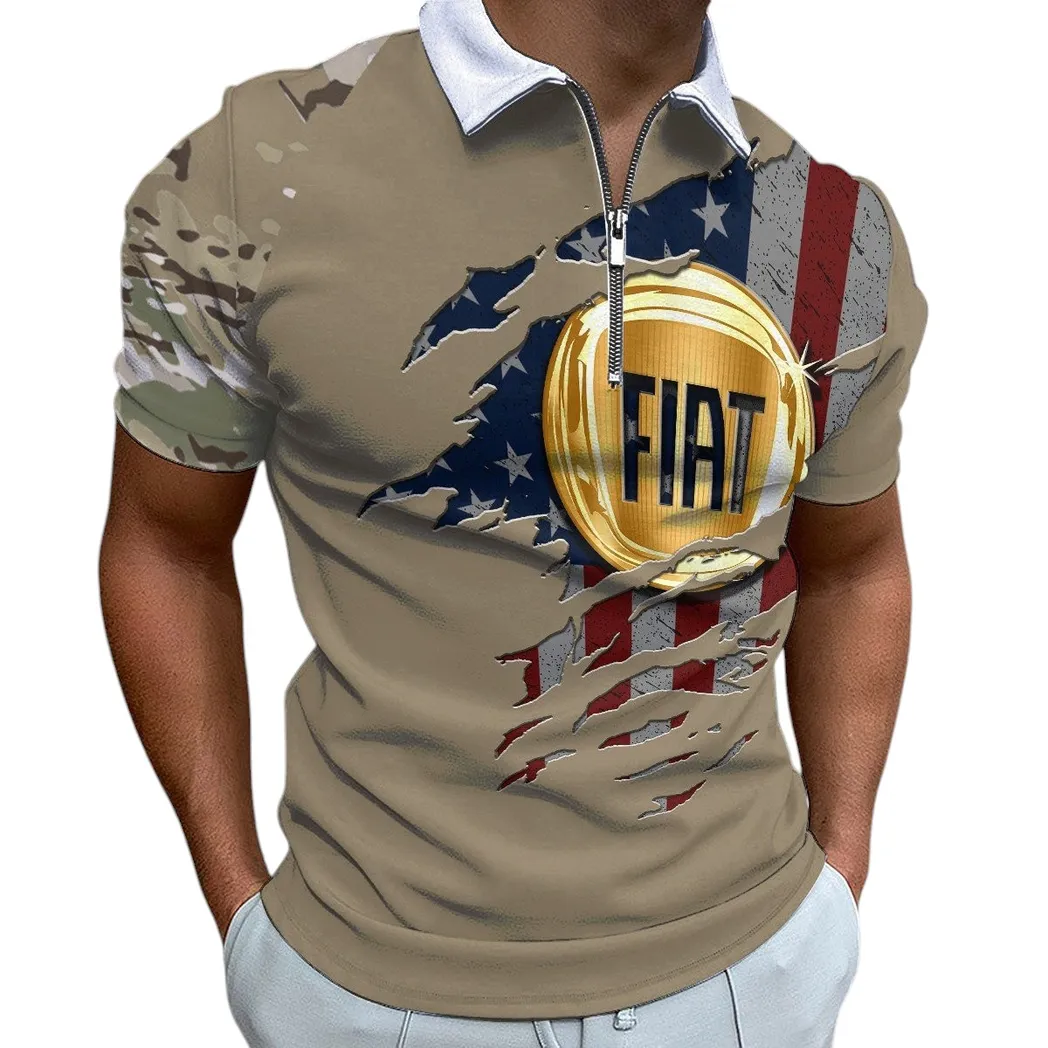fiat zipper polo shirt gift for fiat lovers gift for him husband boyfriend car340213028 1 1jzvd