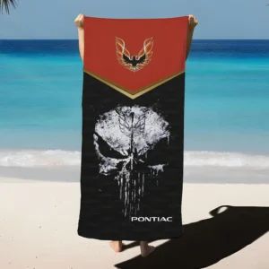 Firebird Pontiac Beach Towel, Gift For Firebird Pontiac Fan CAR17302252521