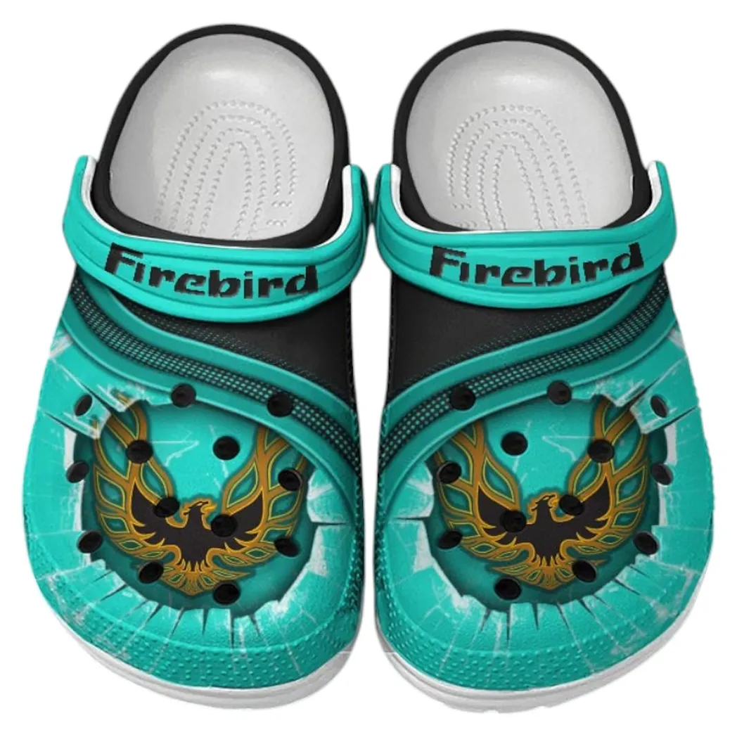 Firebird Pontiac Crocs Clogs Men Women, Gift For Firebird Pontiac Fan CAR188032025140 - Cyan