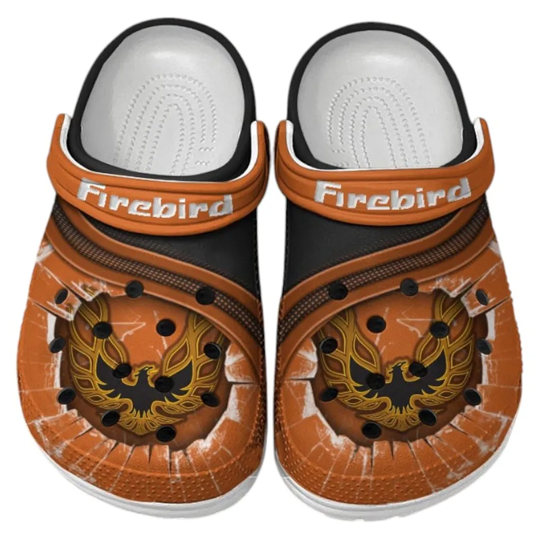 Firebird Pontiac Crocs Clogs Men Women, Gift For Firebird Pontiac Fan CAR188032025140 - Orange