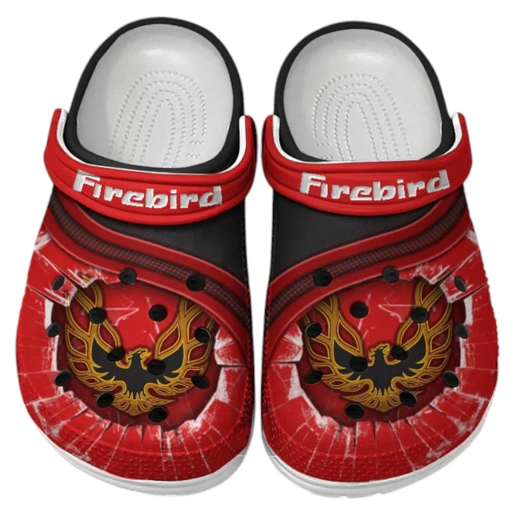 Firebird Pontiac Crocs Clogs Men Women, Gift For Firebird Pontiac Fan CAR188032025140 - Red