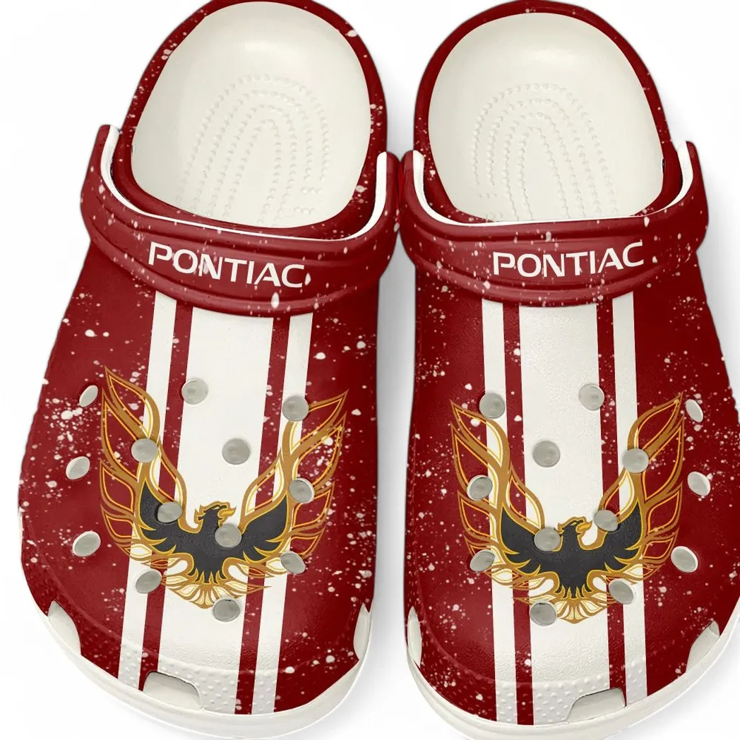 Firebird Pontiac Crocs, Gift For Firebird Pontiac Lovers, Gift For Him, Husband, Boyfriend CAR62022025077 - White
