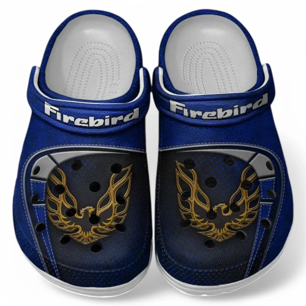 Firebird Pontiac Crocs Sandals For Men Women, Gift For Firebird Pontiac Fan CAR177031425573 - Blue