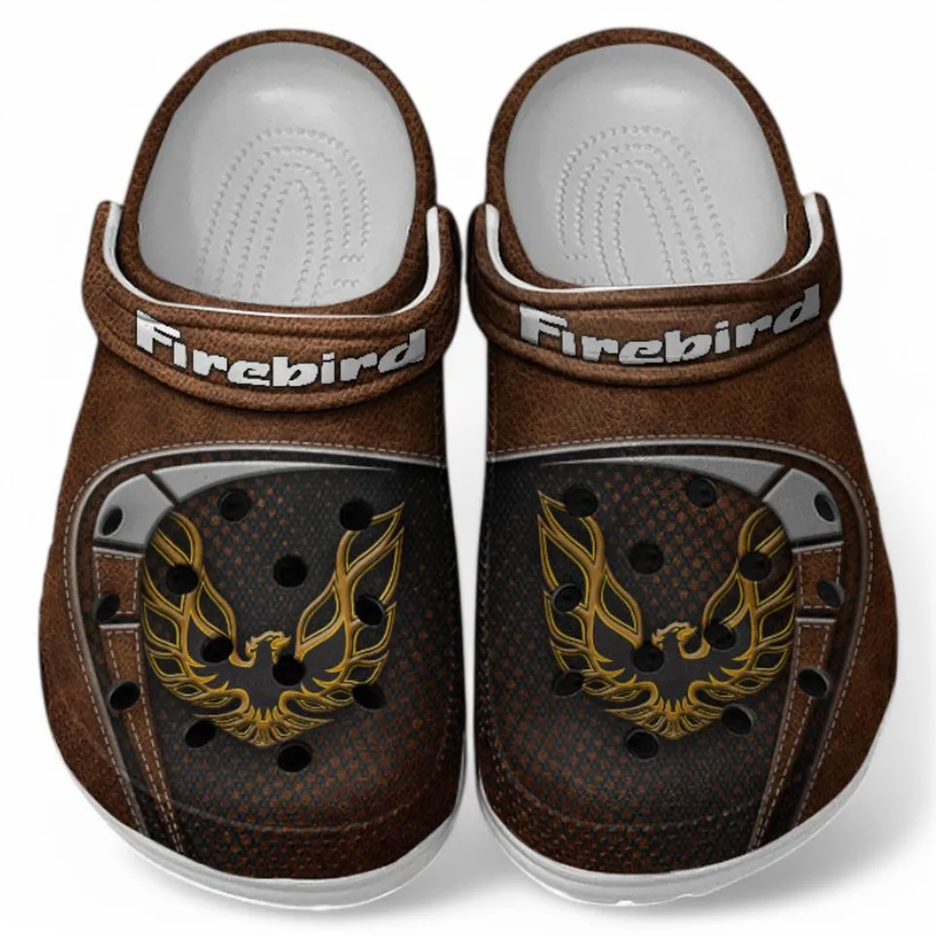 Firebird Pontiac Crocs Sandals For Men Women, Gift For Firebird Pontiac Fan CAR177031425573 - Brown