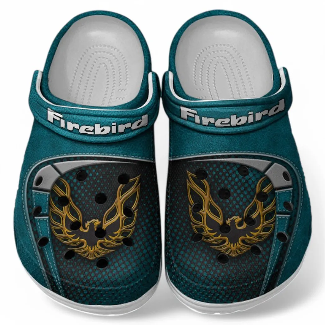 Firebird Pontiac Crocs Sandals For Men Women, Gift For Firebird Pontiac Fan CAR177031425573 - Cyan