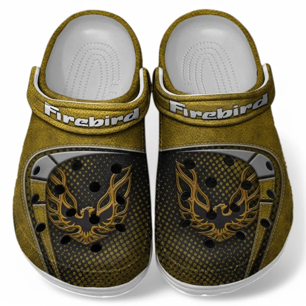 Firebird Pontiac Crocs Sandals For Men Women, Gift For Firebird Pontiac Fan CAR177031425573 - Yellow