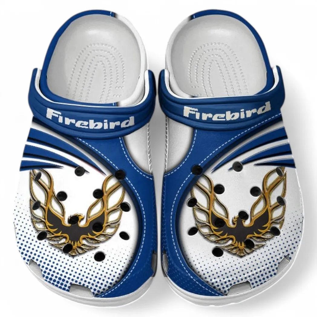 Firebird Pontiac Crocs Sandals For Men Women, Gift For Firebird Pontiac Fan CAR181031525736 - Blue
