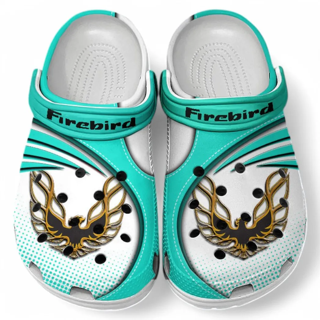 Firebird Pontiac Crocs Sandals For Men Women, Gift For Firebird Pontiac Fan CAR181031525736 - Cyan