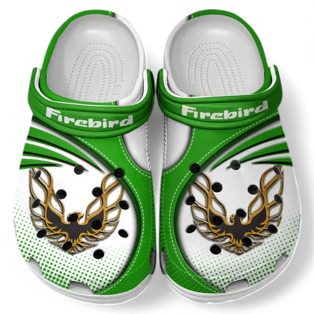 Firebird Pontiac Crocs Sandals For Men Women, Gift For Firebird Pontiac Fan CAR181031525736 - Green