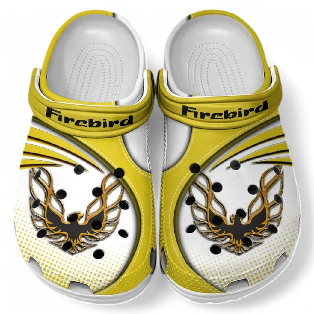 Firebird Pontiac Crocs Sandals For Men Women, Gift For Firebird Pontiac Fan CAR181031525736 - Yellow