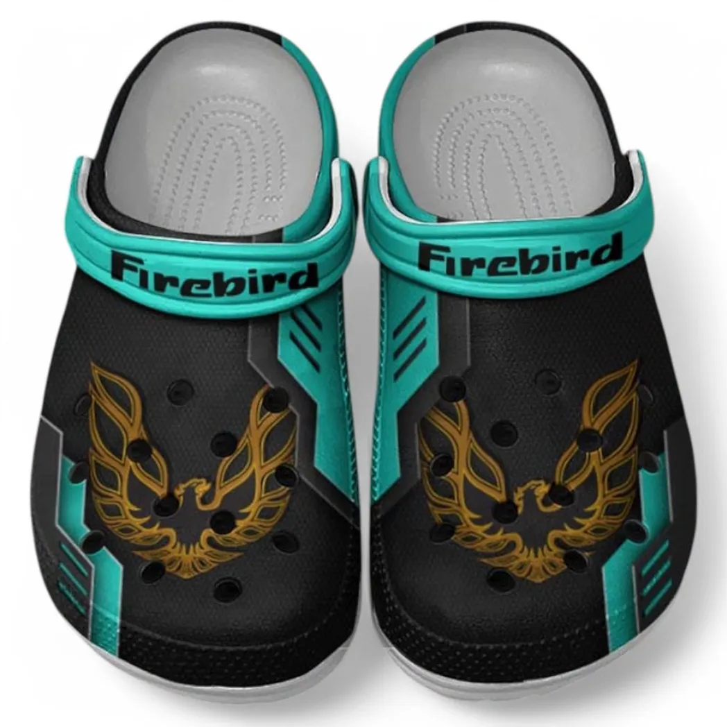 Firebird Pontiac Crocs Shoes, Clogs Men Women, Gift For Firebird Pontiac Fan CAR185031525239 - Cyan