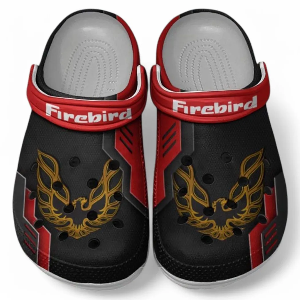 Firebird Pontiac Crocs Shoes, Clogs Men Women, Gift For Firebird Pontiac Fan CAR185031525239 - Red