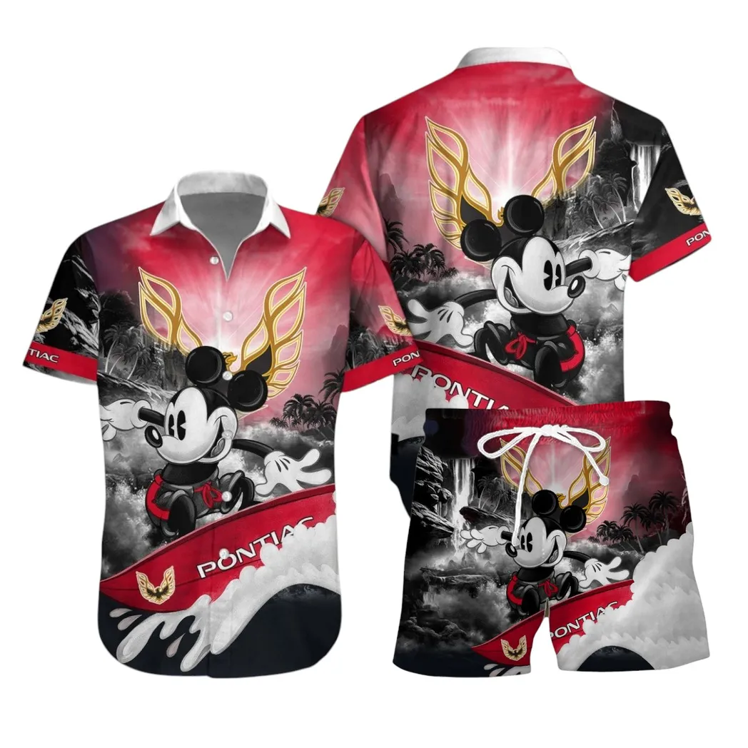 firebird pontiac hawaiian shirt set gift for firebird pontiac lovers gift for him husband boyfriend car53030625035 llpin