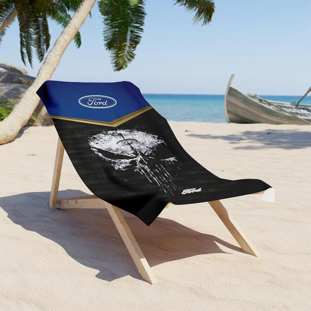ford beach towel gift for ford lovers gift for him husband boyfriend car17302252523