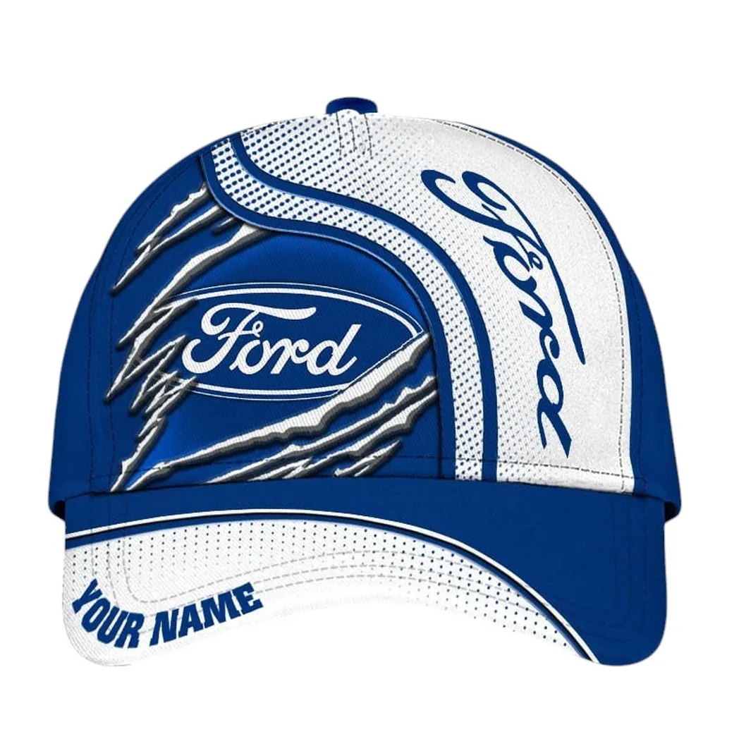 Ford Classic Cap, Gift For Ford Lovers, Gift For Him, Husband, Boyfriend CAR50021825034 - White
