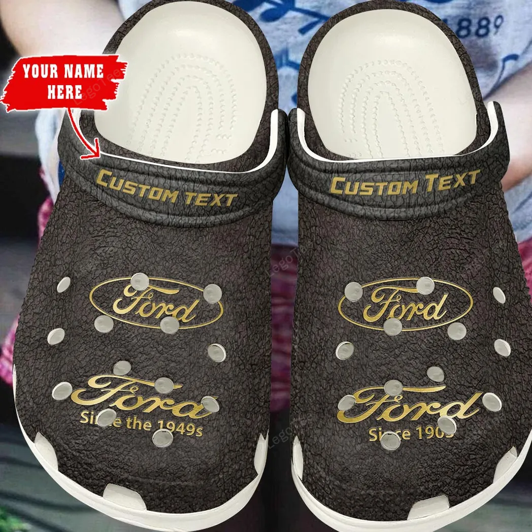 ford crocs gift for ford lovers gift for him husband boyfriend brown car141021225671 2
