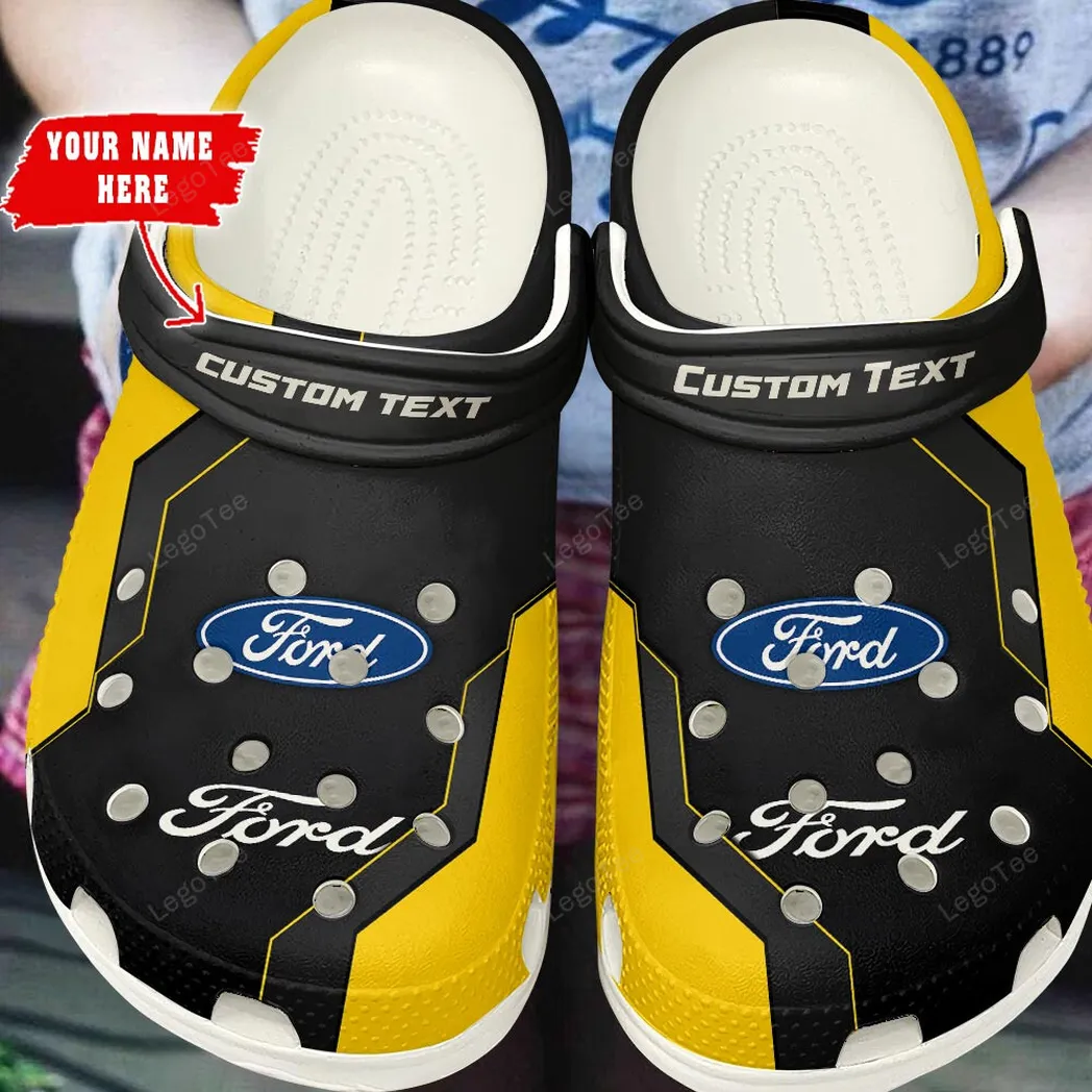 ford crocs gift for ford lovers gift for him husband boyfriend yellow car140021225564 8 rowbp
