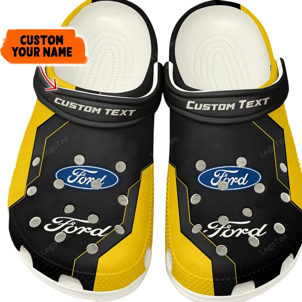ford crocs gift for ford lovers gift for him husband boyfriend yellow car140021225564 8 vlz9l