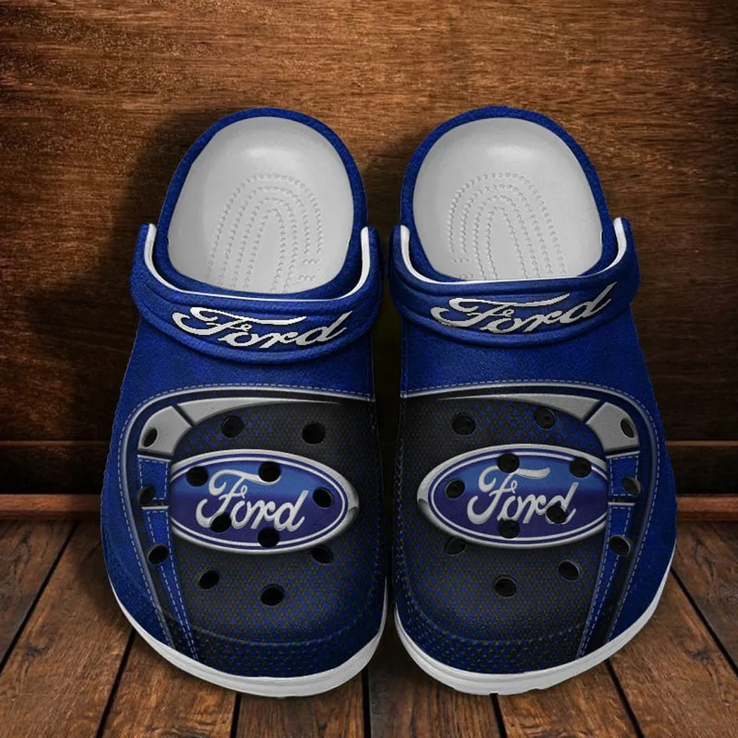 ford crocs sandals for men women gift for ford fan car177031425557 blue 3gezk