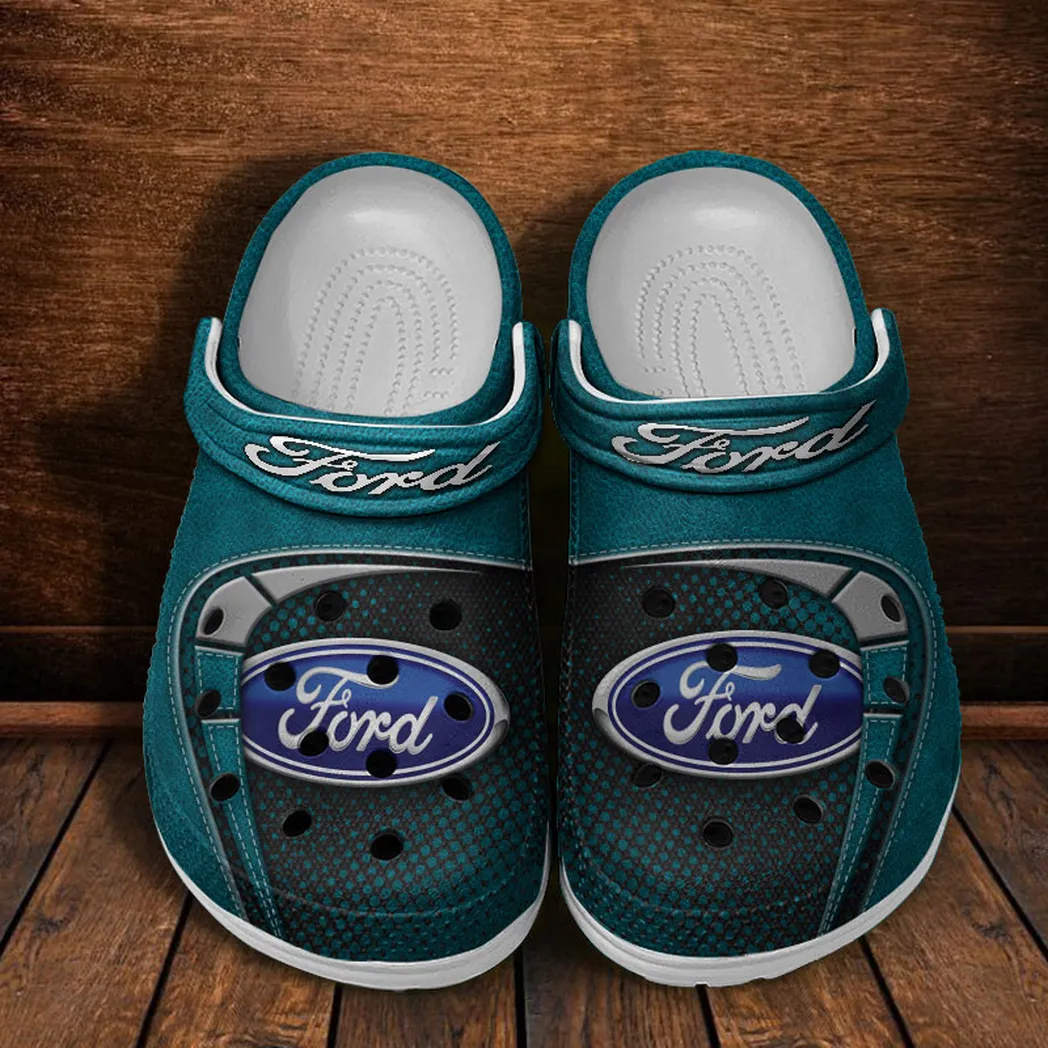 ford crocs sandals for men women gift for ford fan car177031425557 cyan