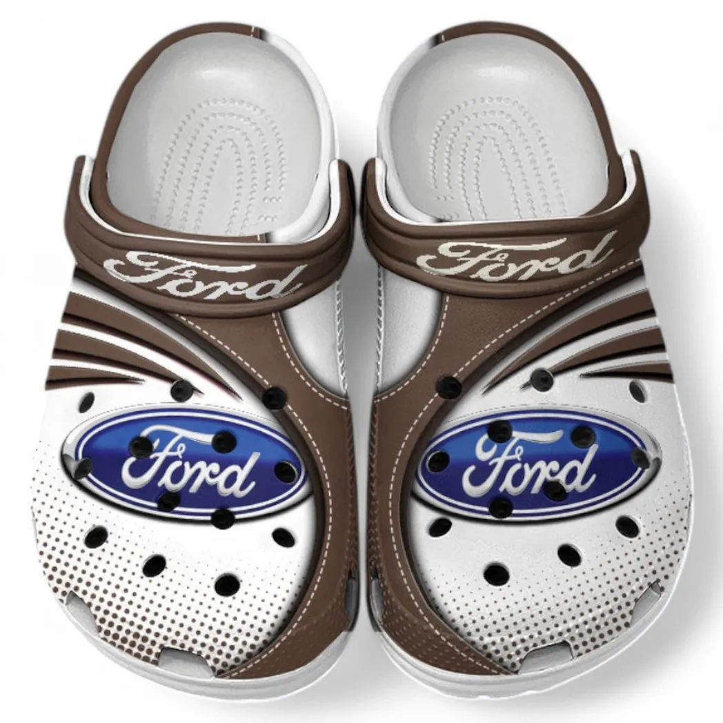 ford crocs sandals for men women gift for ford fan car181031525693 brown