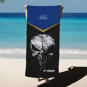Ford F150 Beach Towel, Gift For Ford F150 Fan CAR17302252522