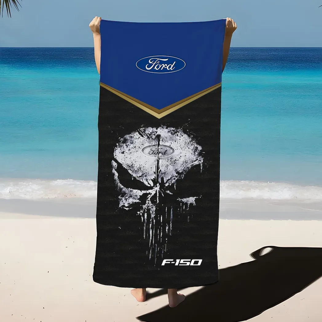 ford f150 beach towel gift for ford f150 lovers gift for him husband boyfriend car17302252522