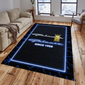 Ford Galaxie Rug, All Over Print Carpet For Ford Galaxie Lovers CAR5202192524 - Blue