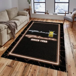 Ford Galaxie Rug, All Over Print Carpet For Ford Galaxie Lovers CAR5202192524 - Brown